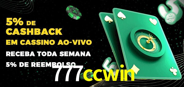 Promoções do cassino ao Vivo 777ccwin